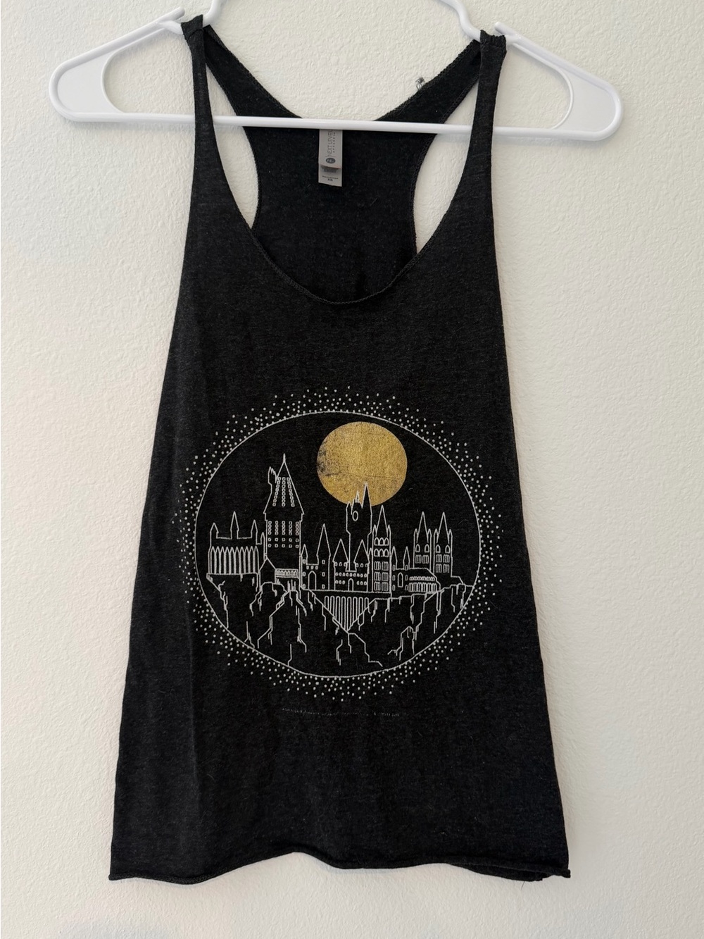Next Level Apparel Harry Potter Hogwarts Racerback Tank - Size XS